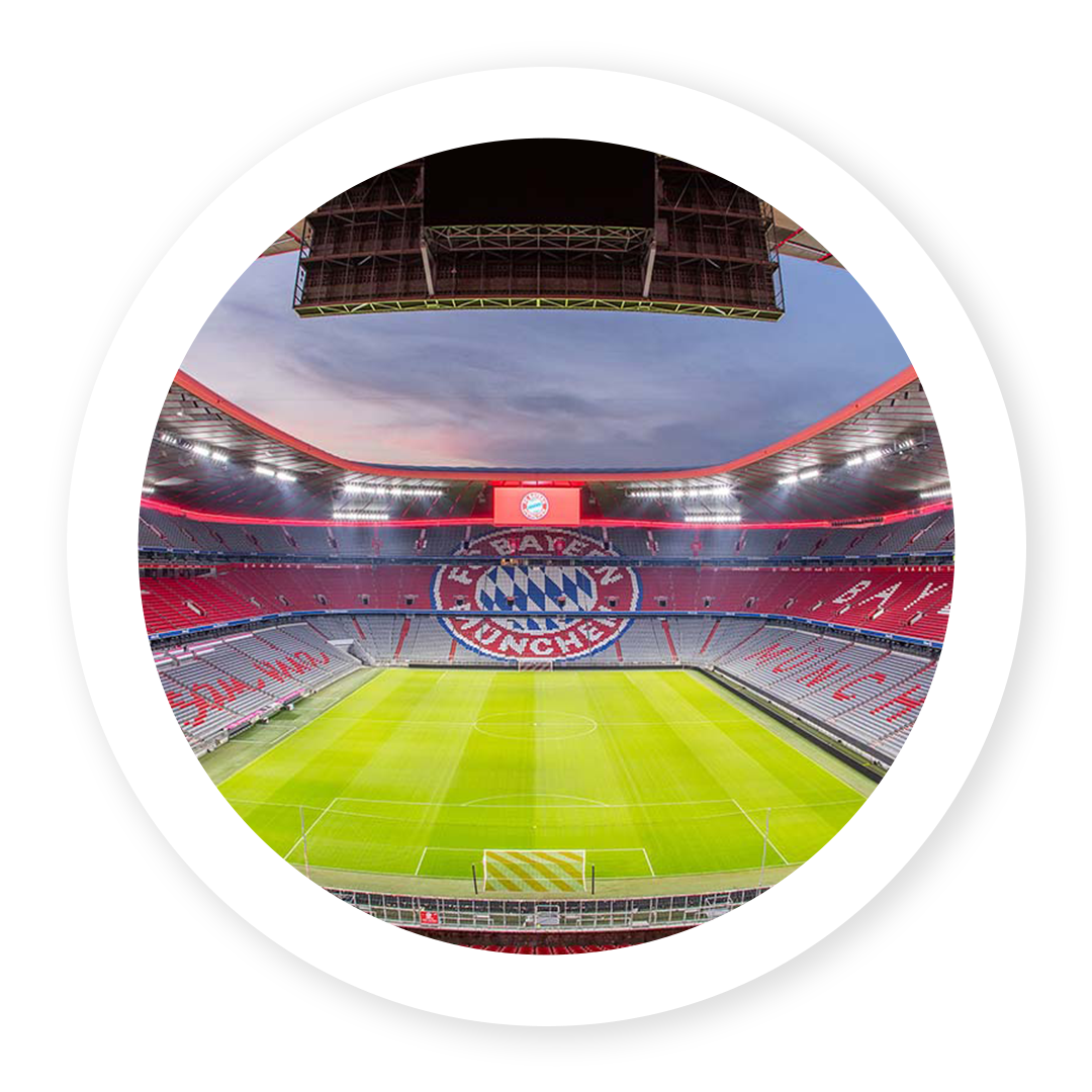 Usa tu tarjeta Visa y participa por una visita al Allianz Arena, uno de los estadios más emblemáticos de Europa.