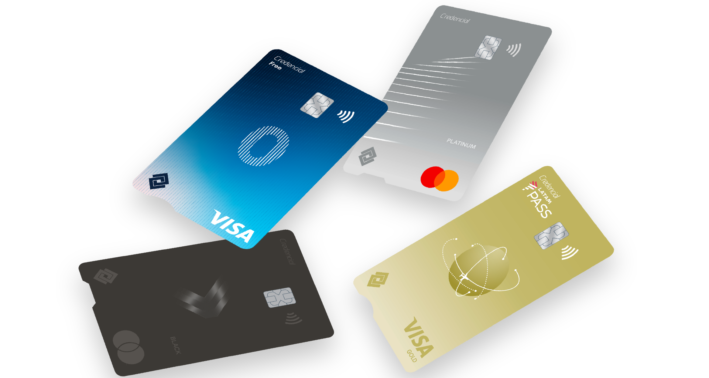 Tarjetas de Crédito Visa y Mastercard